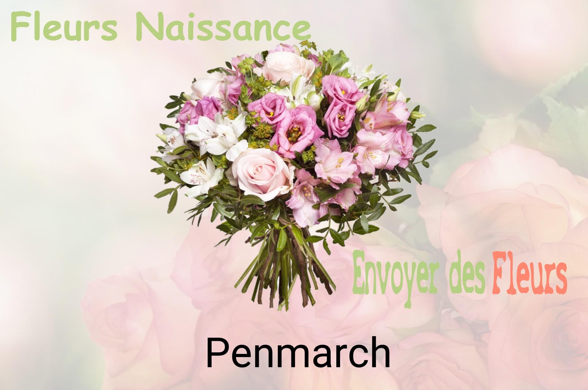 Bouquet de fleurs de naissance livré à Penmarch